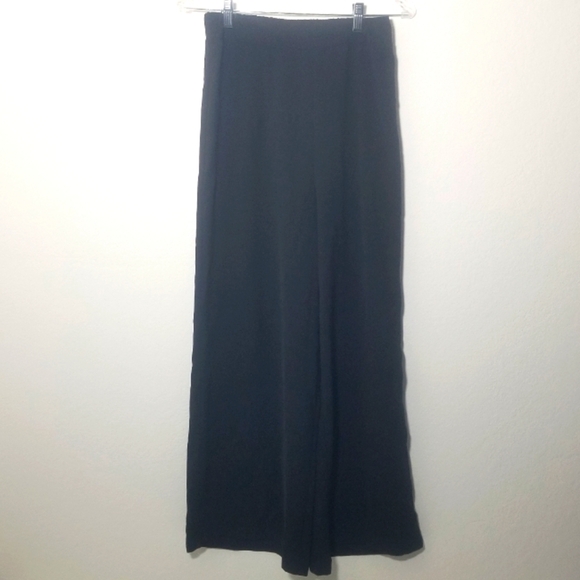 Lulumari Dresses & Skirts - Elegant Wide Leg Black Women's Skirt
